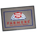 Custom Khaki Olefin Floor Mat - 3' x 4'